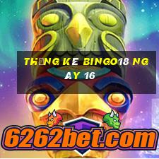 Thống kê Bingo18 ngày 16